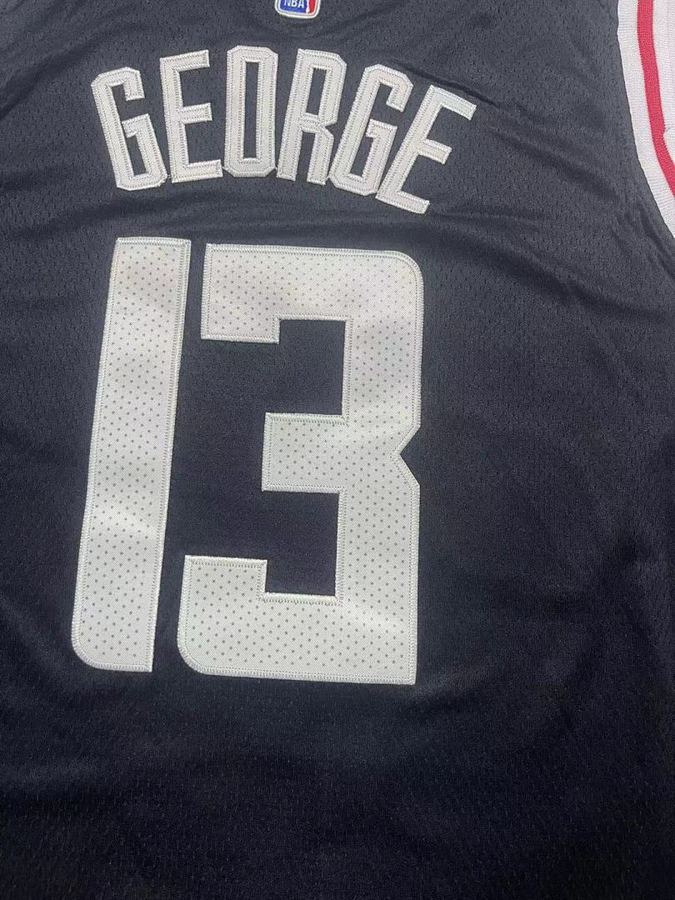 Clippers #13 Black Nike Jersey