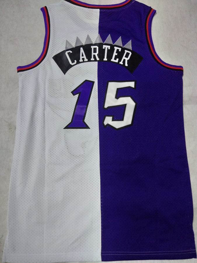 Raptors #15 Purple Retro Jersey