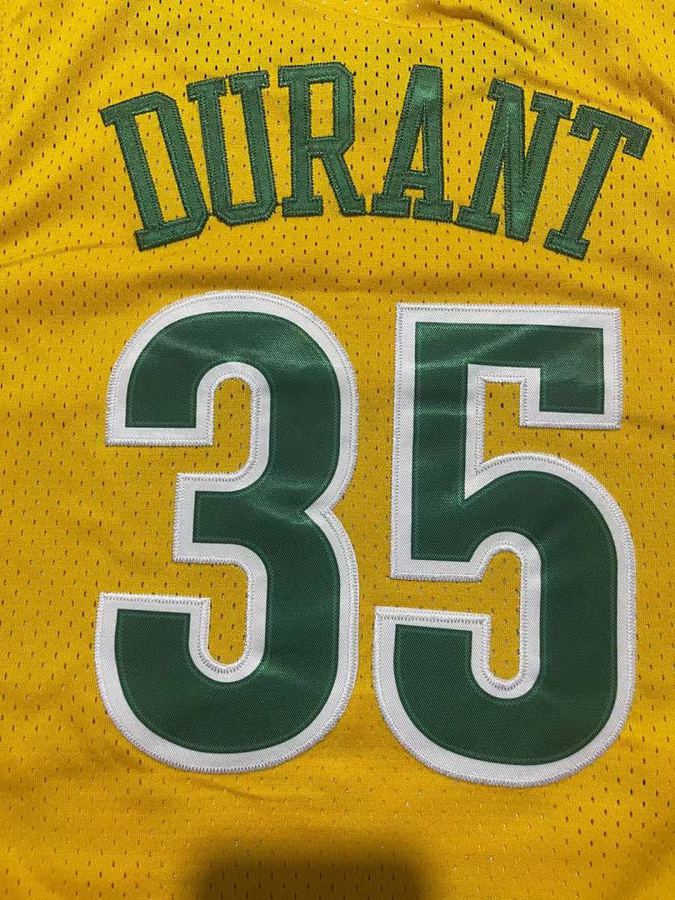 SuperSonics #35 White Retro Jersey