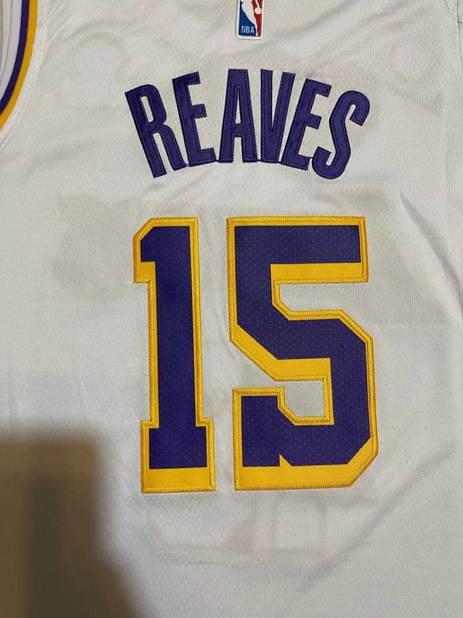 Lakers #15 White City Edition Jersey