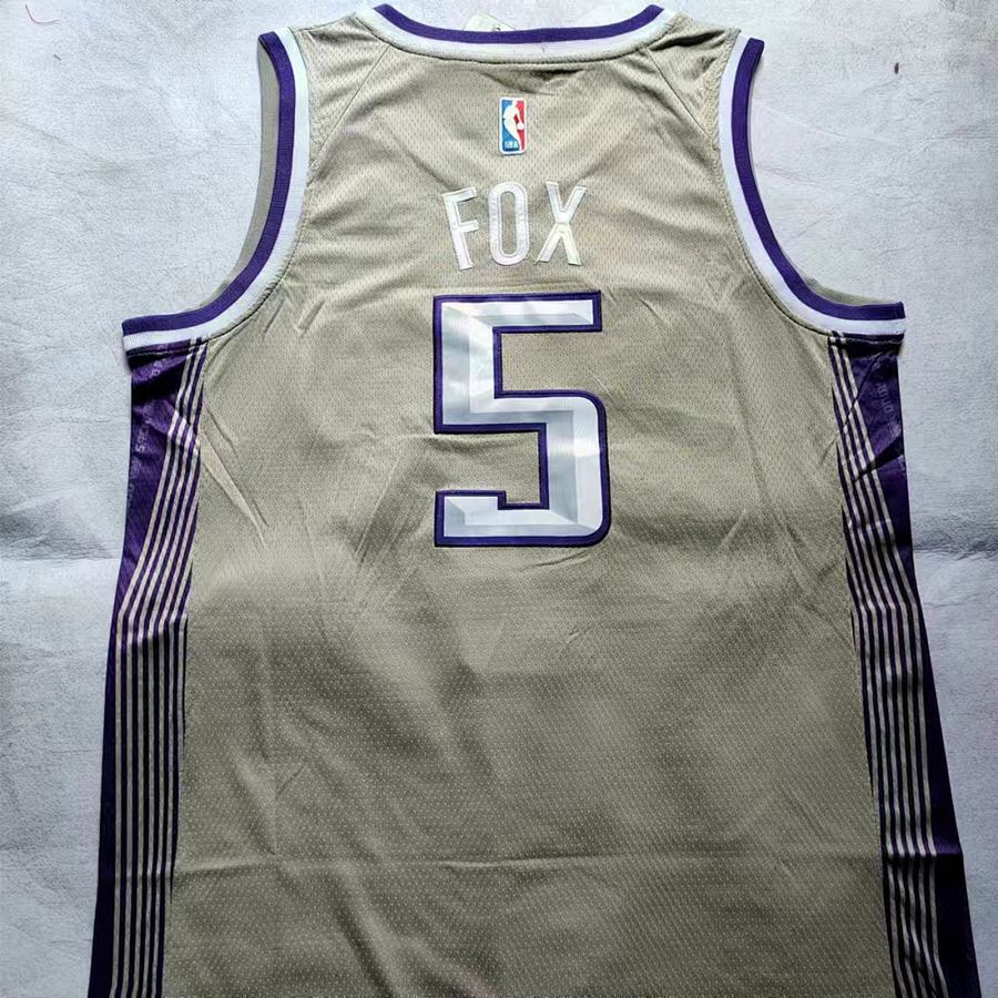 Kings #5 Gray City Edition Nike Jersey