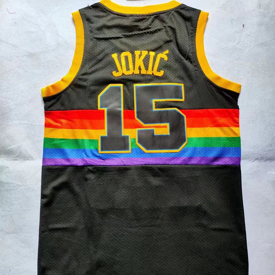 Nuggets #15 Black City Edition Jersey