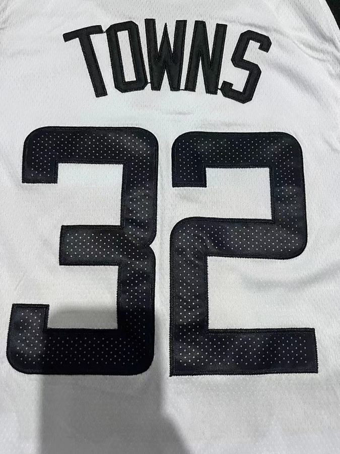 Timberwolves #32 White Nike Jersey