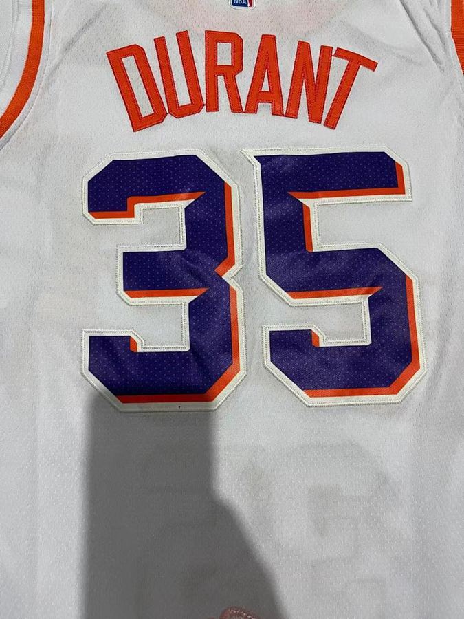 Suns #35 White Nike Jersey