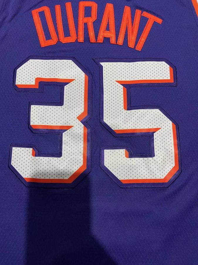 Suns #35 Purple Nike Jersey