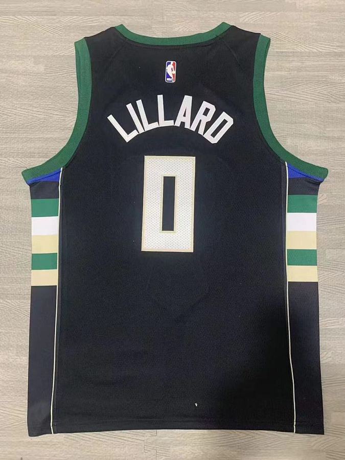 Bucks #0 Black Nike Jersey