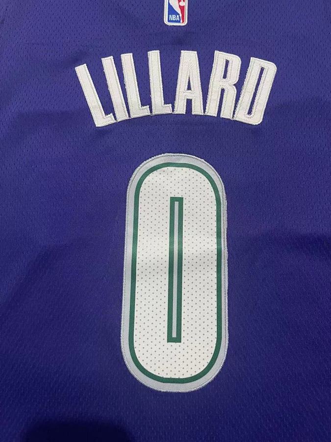 Bucks #0 Purple Nike Jersey