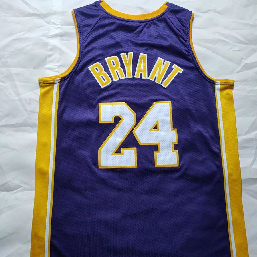 Lakers #24 Purple Retro Jersey