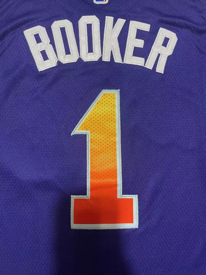 Suns #1 Purple Nike Jersey