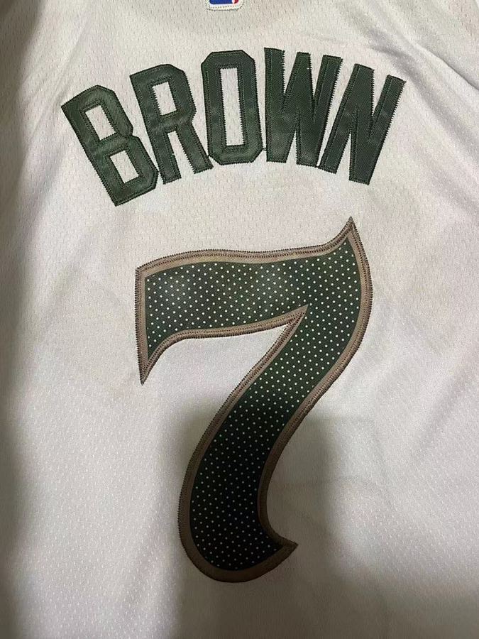 Celtics #7 White Jersey