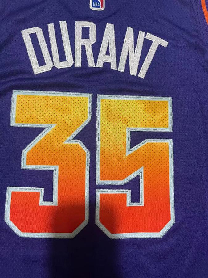 Suns #35 Purple Nike Jersey
