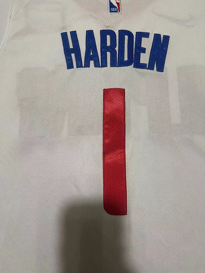 Clippers #1 White Nike Jersey