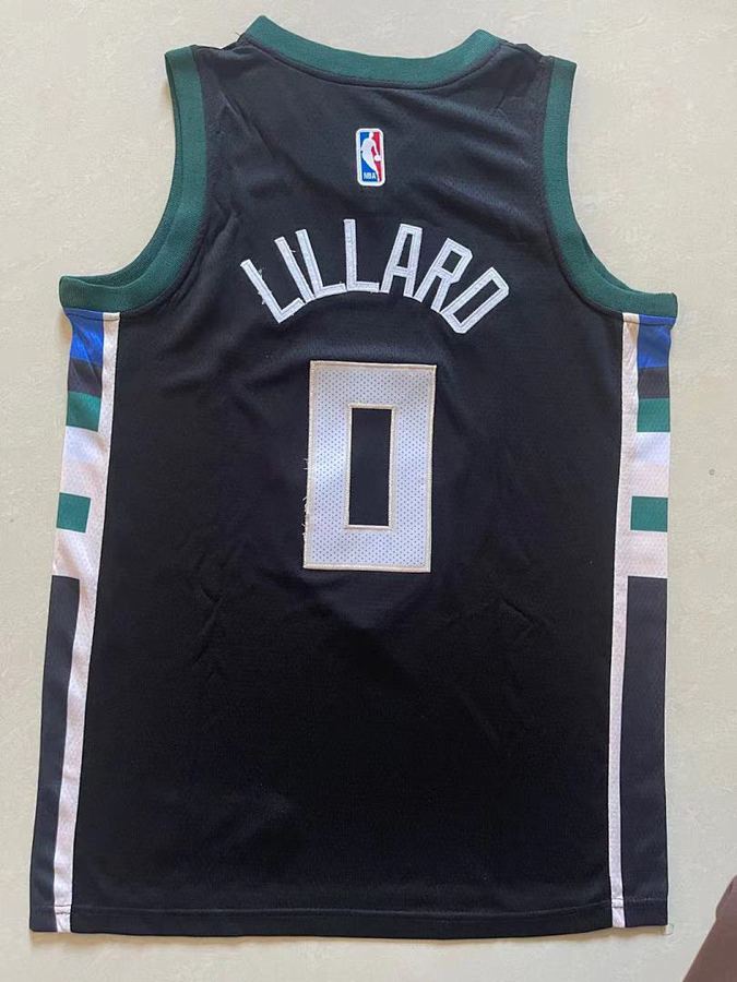 Bucks #0 Black Kids Jersey