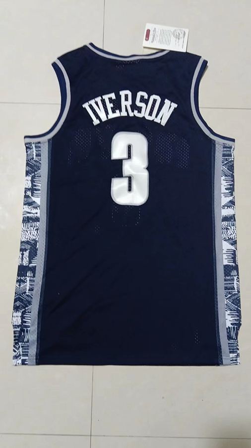 Allen Iverson #3 Black City Edition Jersey