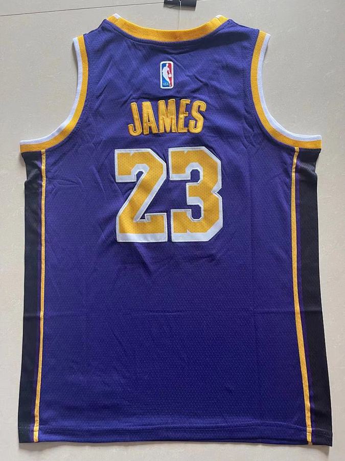 Lakers #23 Purple City Edition Kids Jersey