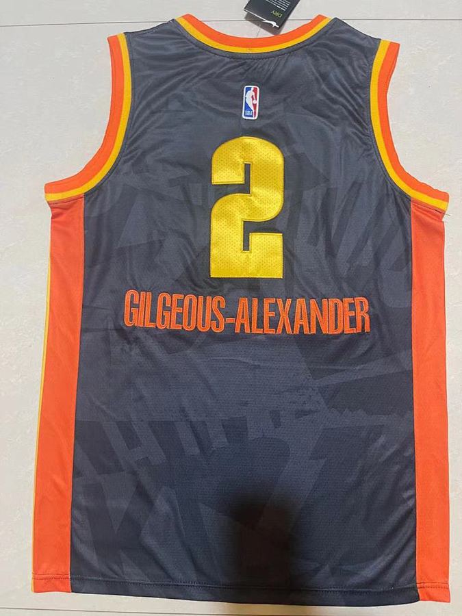 Thunder #2 Black City Edition Jersey