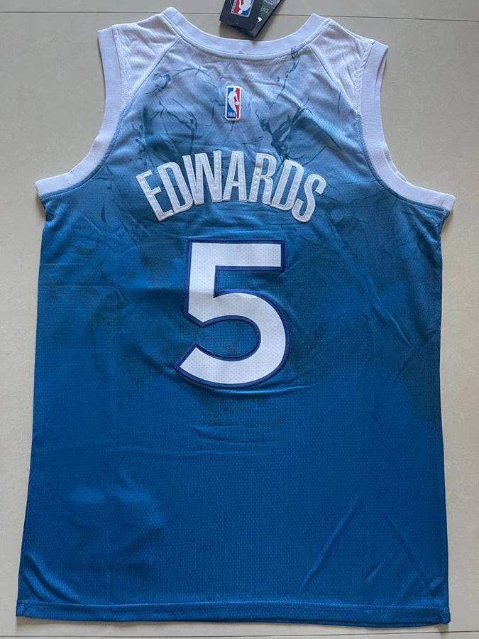 Timberwolves #5 Karl-Anthony Towns City Edition Jersey