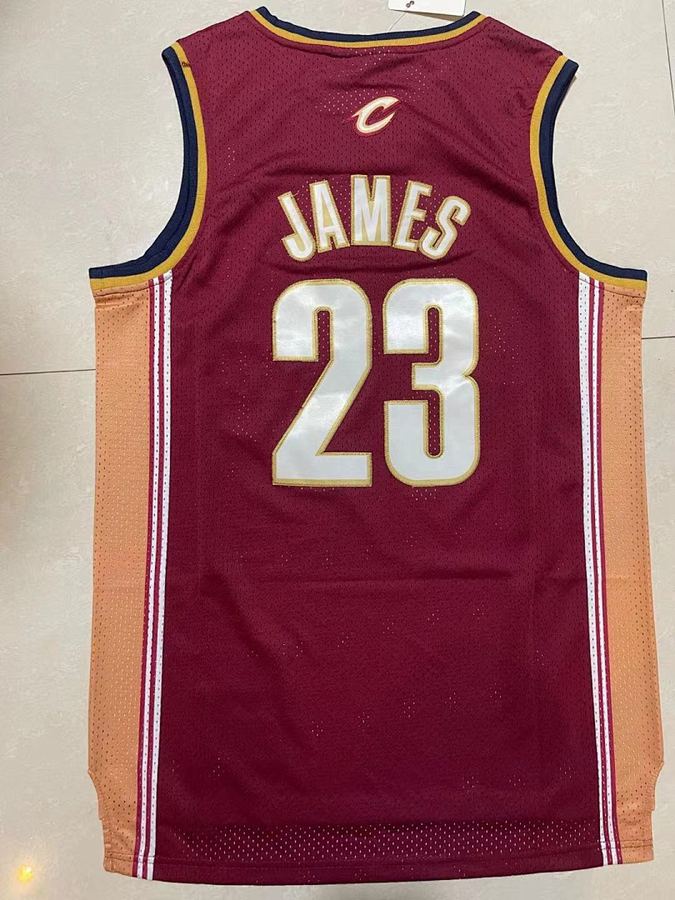 Cavaliers #23 Navy Blue Retro Jersey