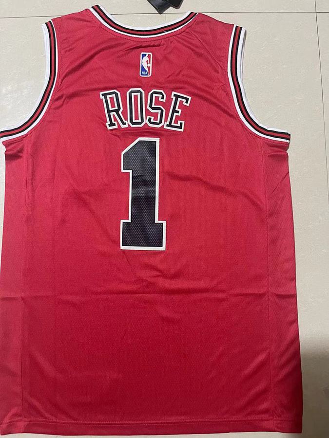 Bulls #1 Red Nike Jersey