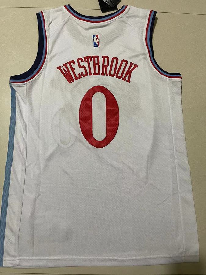 Clippers #0 White Nike Jersey