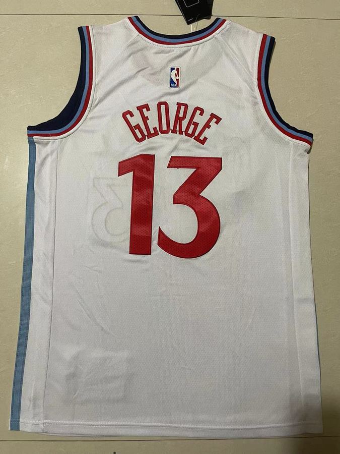 Clippers #13 White Nike Jersey