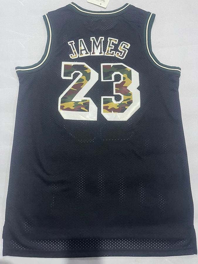 Lakers #23 Black Retro Jersey