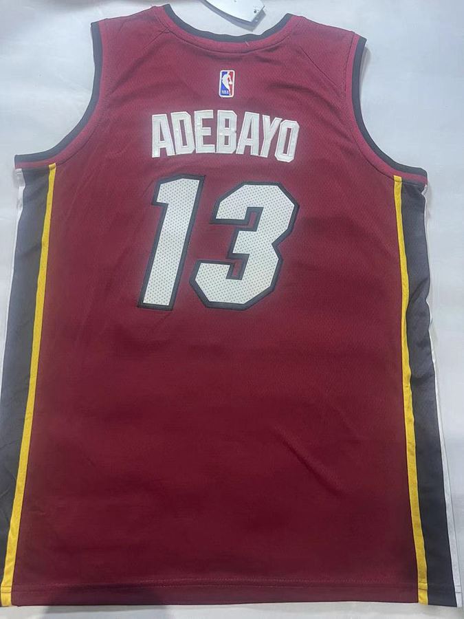 Heat #13 Red Nike Jersey