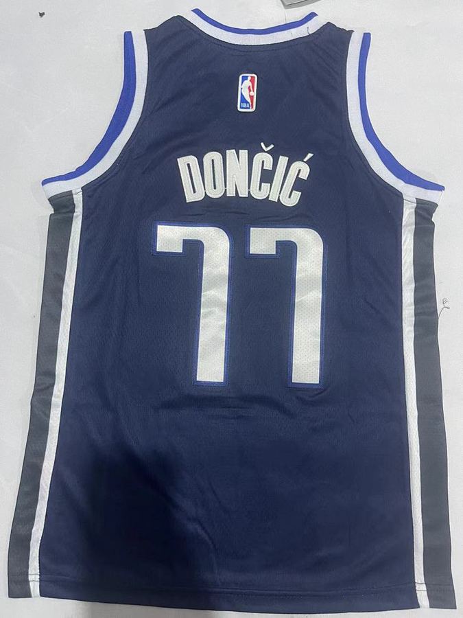 Mavericks #77 Michael Jordan Navy Blue Kids Jersey