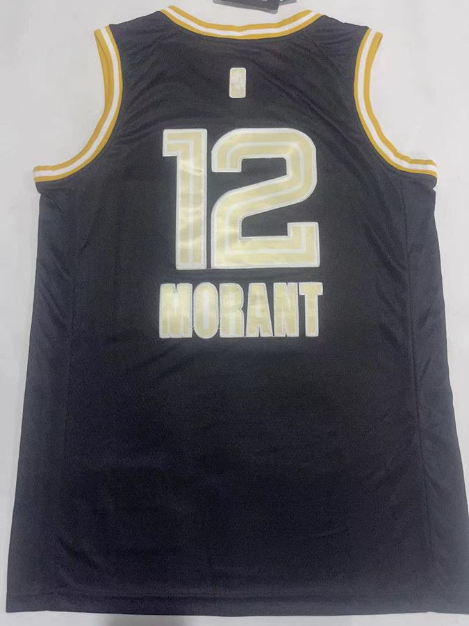 Grizzlies #12 Black Jersey