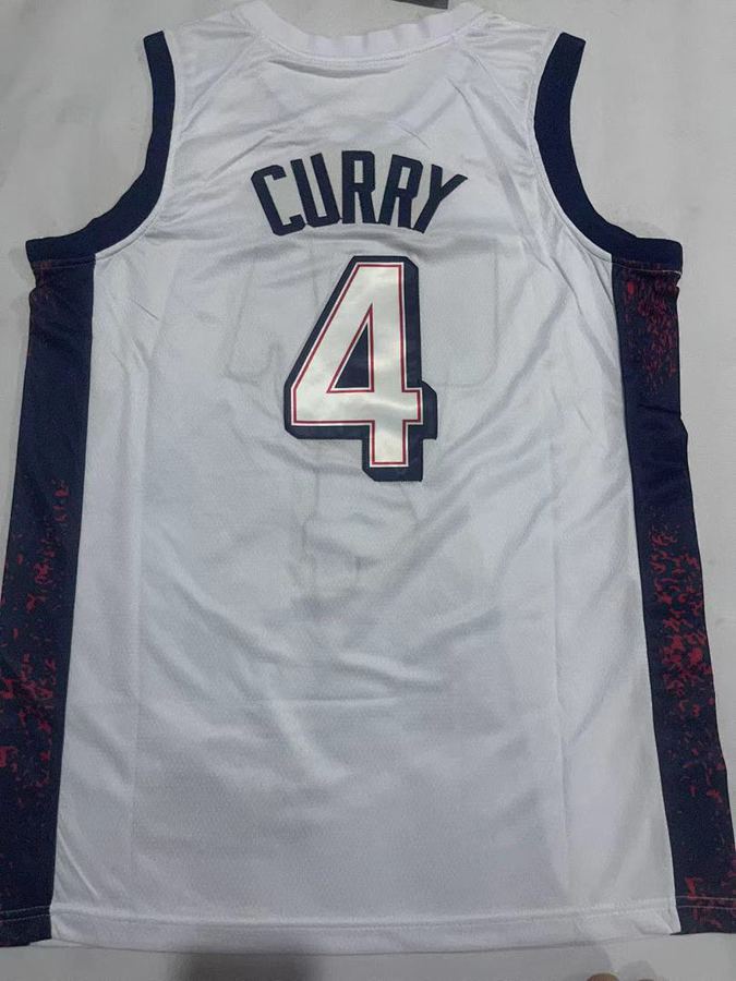 Team USA #4 White Jersey