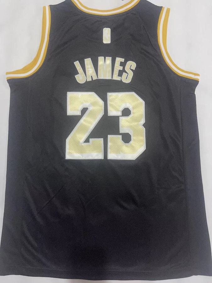 Lakers #23 Black Nike Jersey