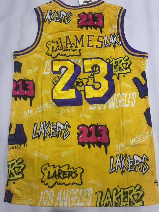 Lakers #23 Yellow Jersey