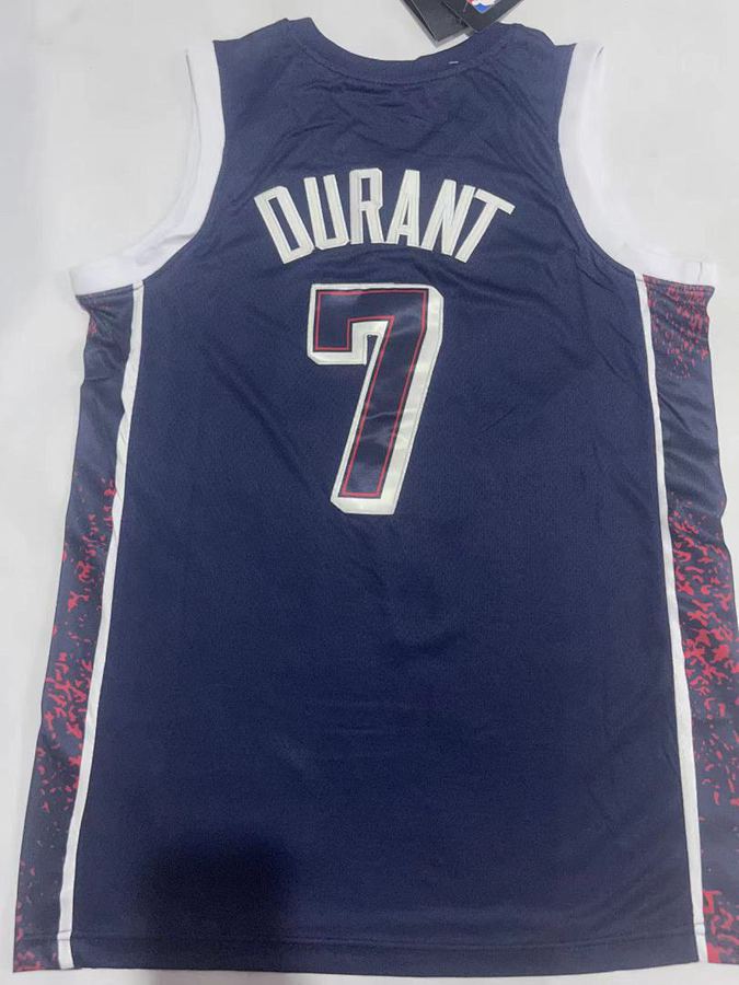 Team USA #7 Navy Blue Jersey