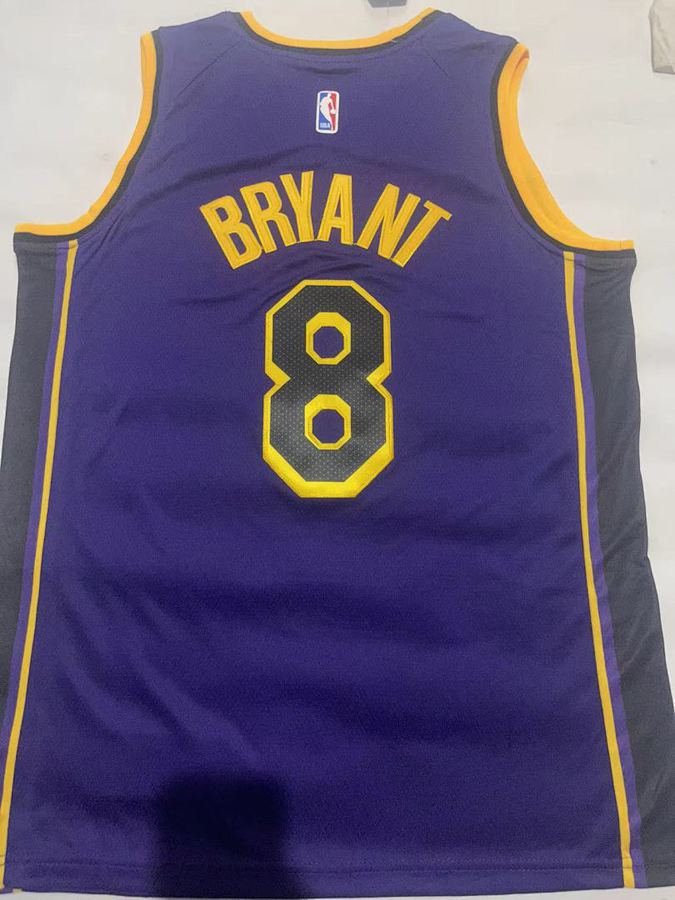 Lakers #8 Michael Jordan Purple Jersey