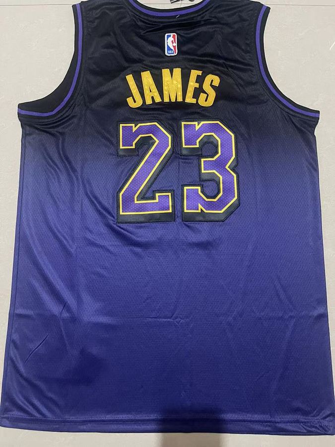 Lakers #23 LeBron James City Edition Jersey