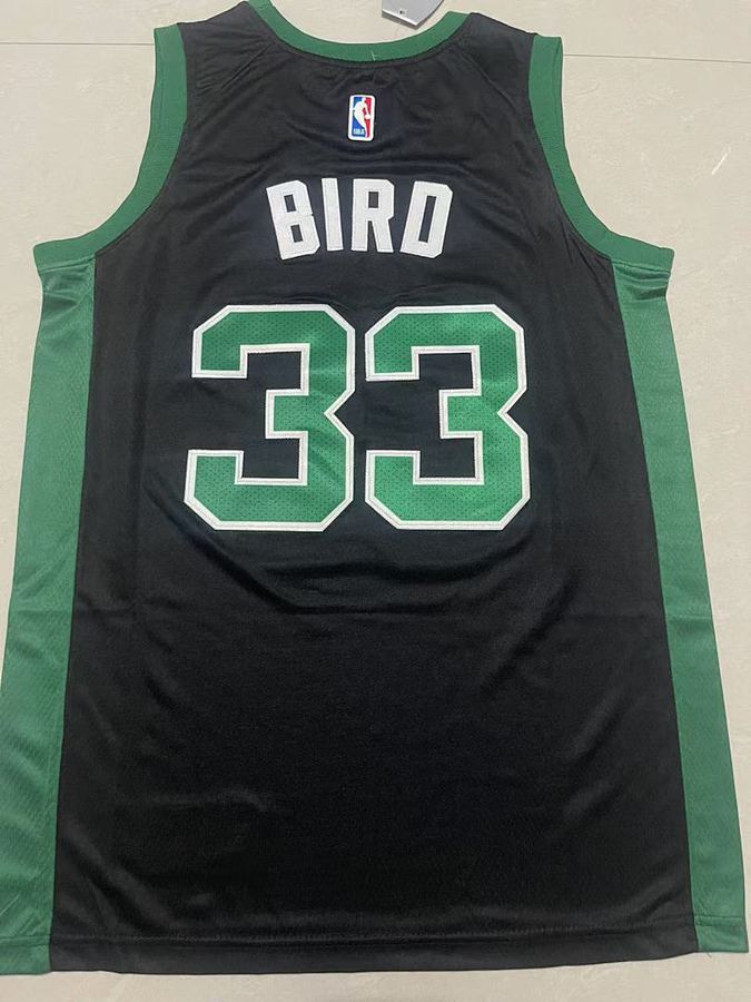 Celtics #33 Black Jersey