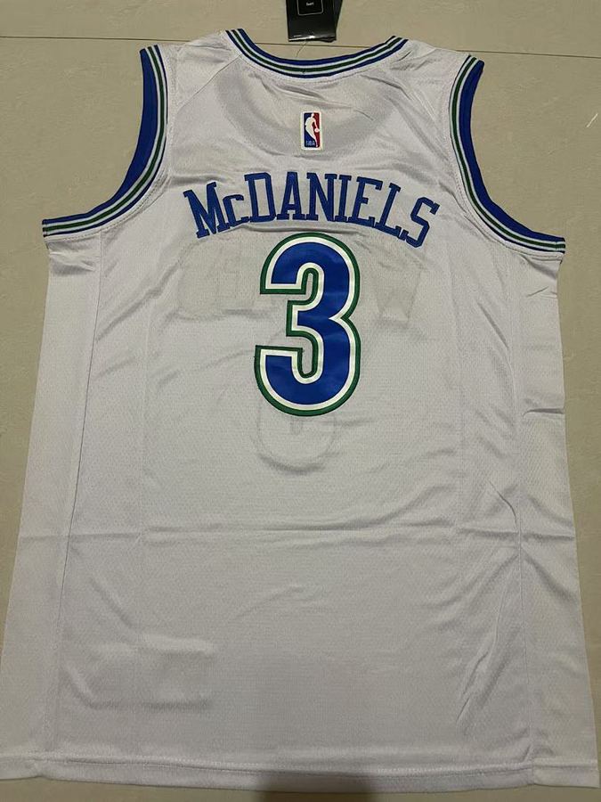 Timberwolves #3 White Jersey