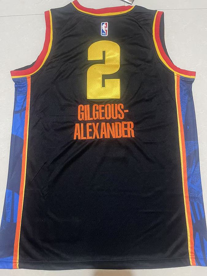 Thunder #2 Black City Edition Jersey