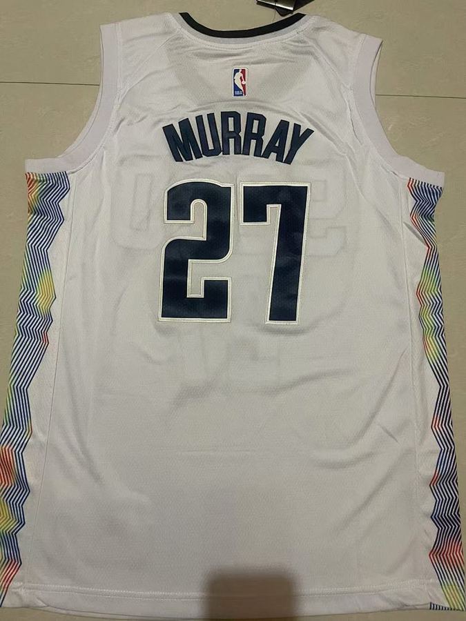 Nuggets #27 White City Edition Jersey