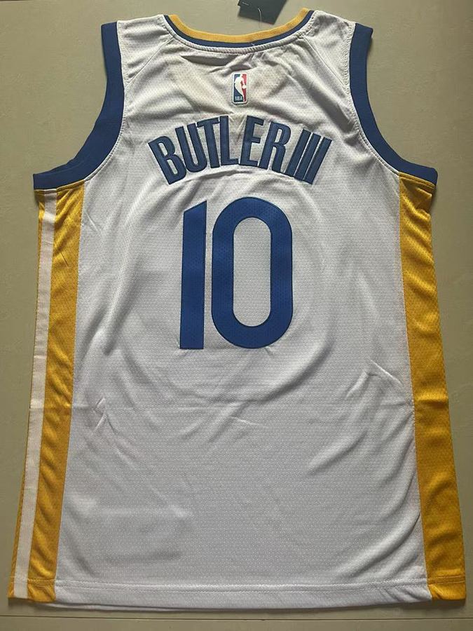 Warriors #10 Jimmy Butler White Jersey