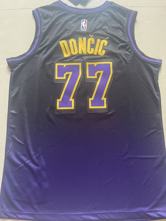 Lakers #77 Luka Doncic Jersey