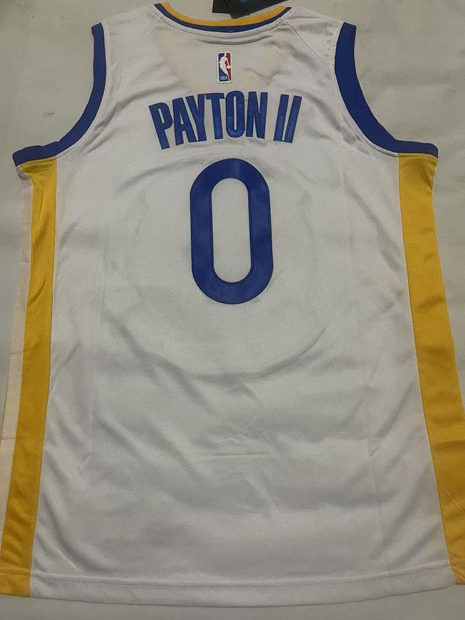 Warriors #0 White Nike Jersey