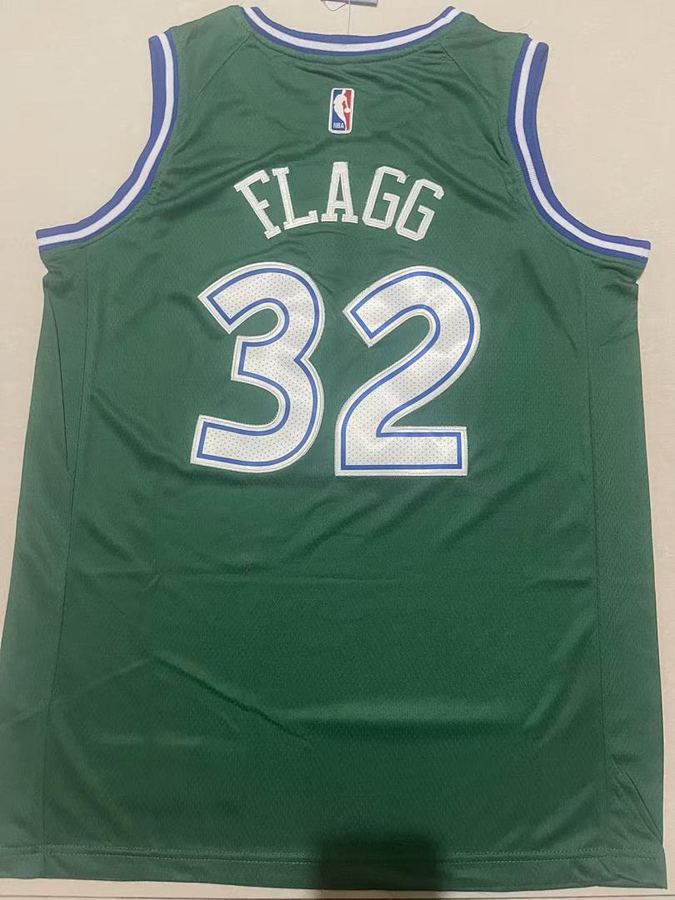 Mavericks #32 Green Jersey