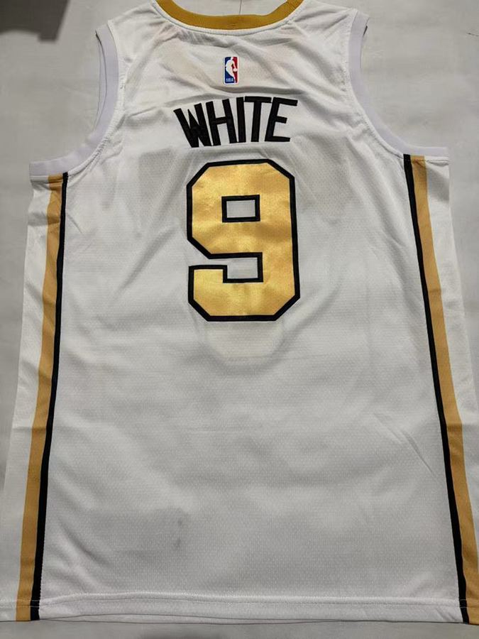 Celtics #9 White Nike Jersey