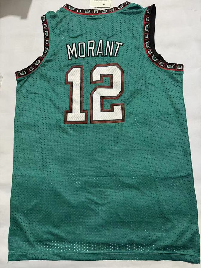 Grizzlies #12 Green Retro Jersey