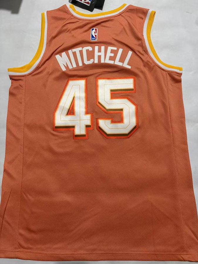 Cavaliers #45 Orange Nike Jersey
