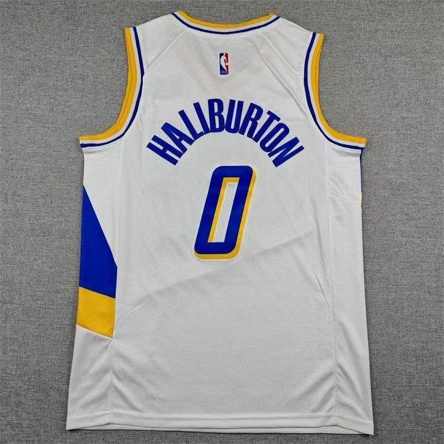 Pacers #0 White Jersey
