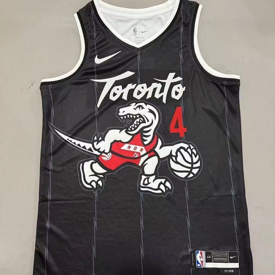 Raptors #4 Black Jersey