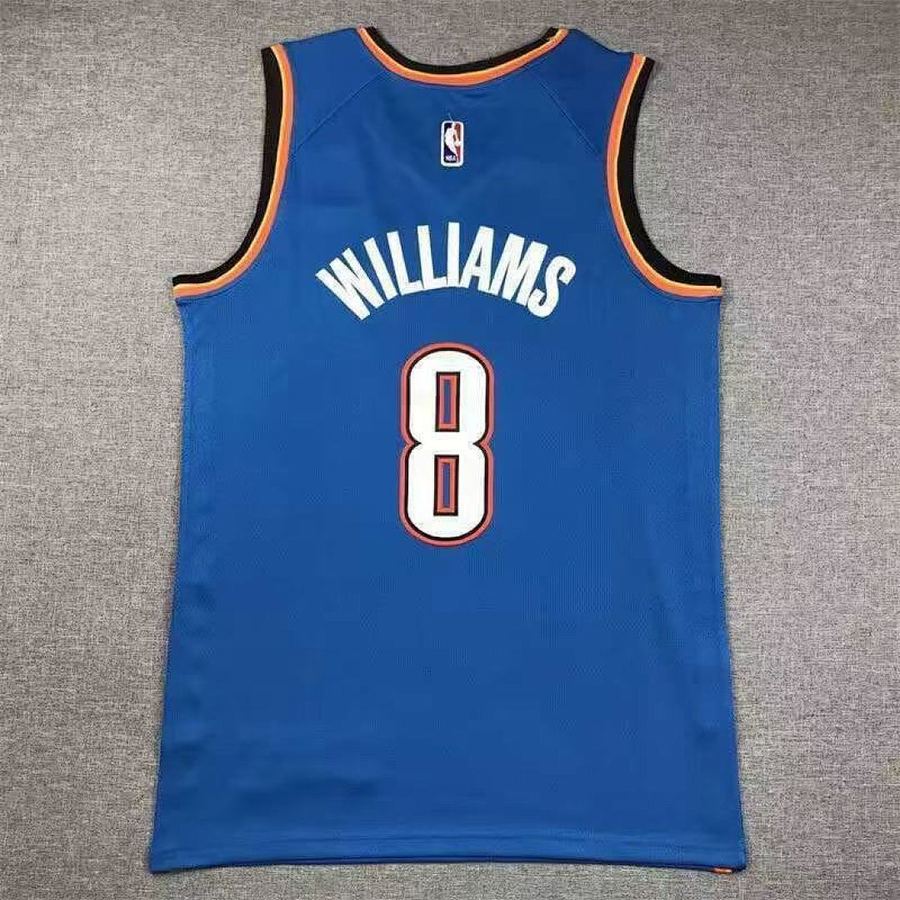 Thunder #8 Blue Jersey