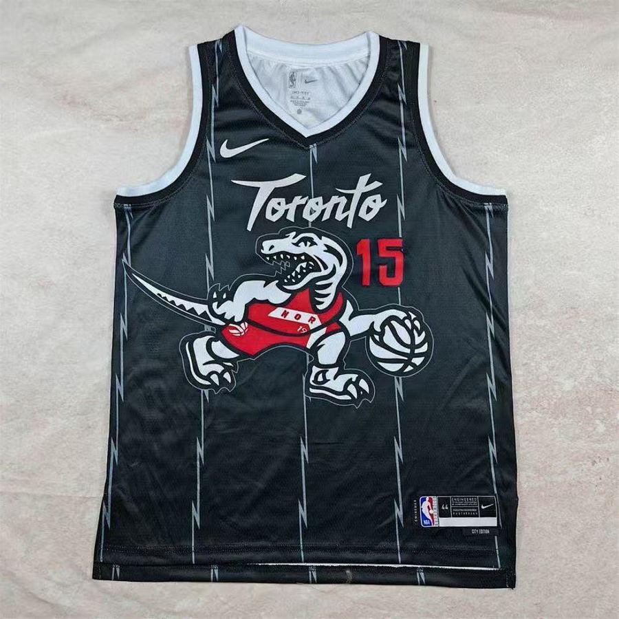 Raptors #15 Black Jersey